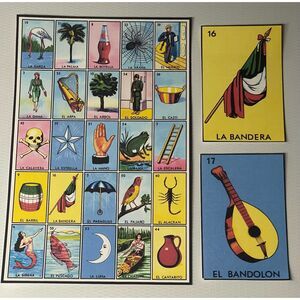 LOTERIA MEXICANA 50 Cards 5X5 with Deck